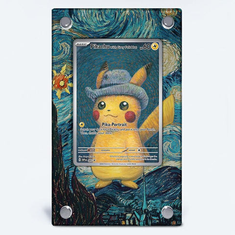 Pikachu With Grey Felt Hat - Pokémon Extended Artwork Protective Card Case