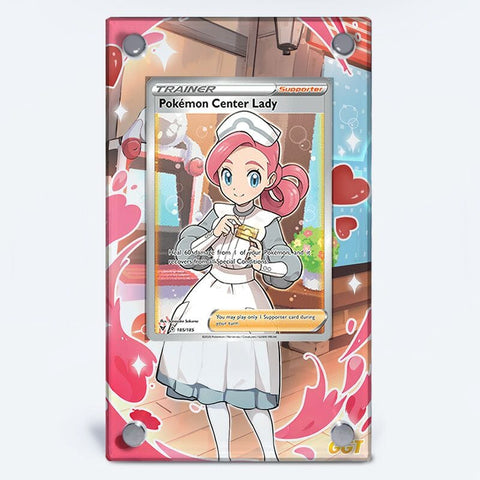 Pokemon Center Lady 185/185 Pokémon Extended Artwork Protective Card Case