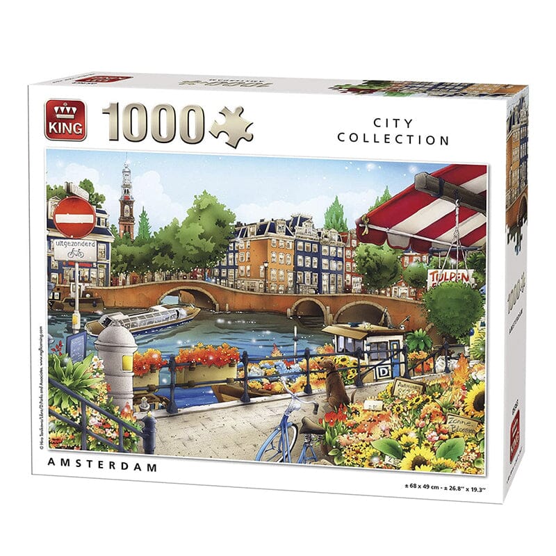 Amsterdam - Puslespil - 1000 brikker