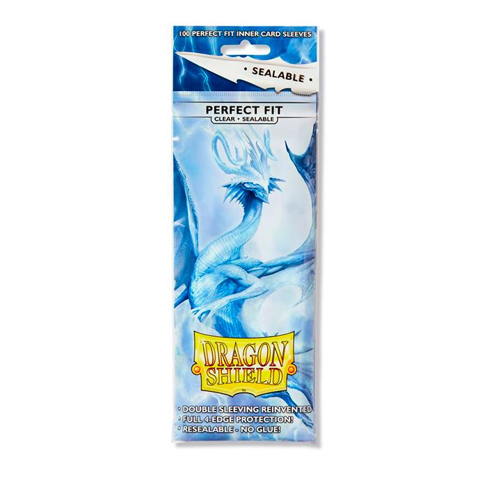 Dragon Shield - Perfect Fit Sealable Clear - Standard Sleeves (100 stk) - Plastiklommer