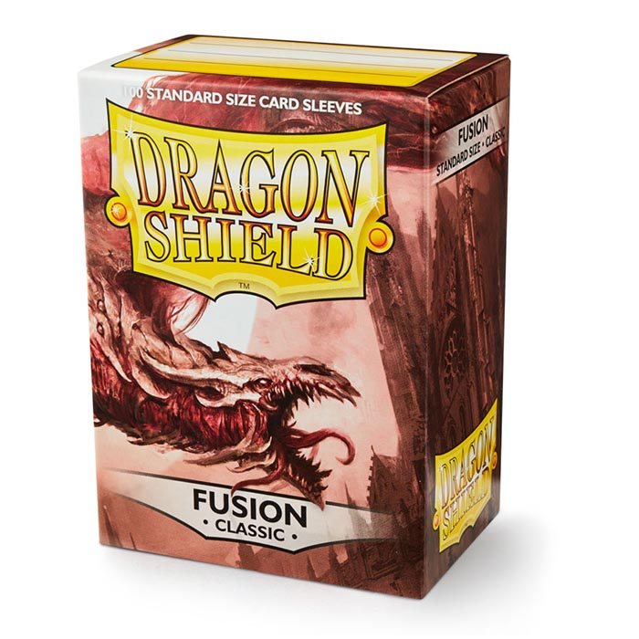 Dragon Shield - Standard Classic Plastiklommer - Mørk Rød (100 Sleeves)