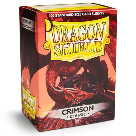 Dragon Shield - Standard Classic Plastiklommer - Rød (100 Sleeves)