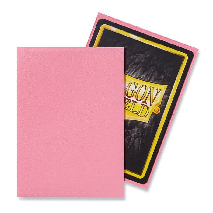 Dragon Shield - Standard Matte Plastiklommer - Pink (100 Sleeves)