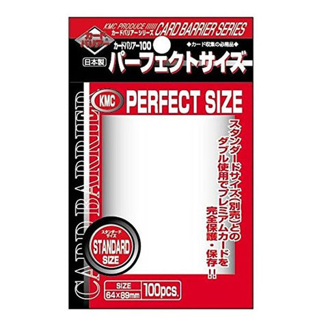 KMC Sleeves - Perfect Size (100 Sleeves)