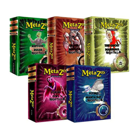 MetaZoo - NightFall - 1st Edition Theme Deck - Set Of 5