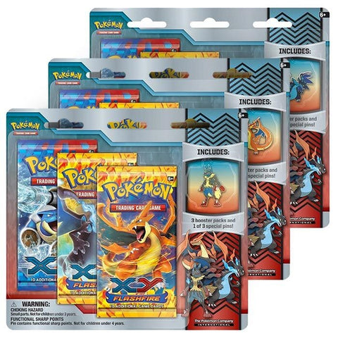 Pokemon - Furious Fists - 3 Pack Pin Blister