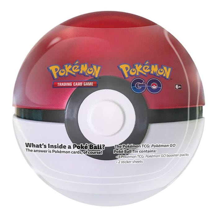 Pokemon - Pokemon Go - Poke Ball Tin Display (6 Tins)