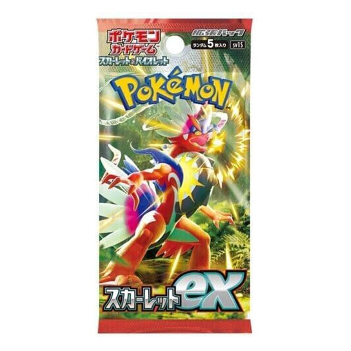 Pokemon - Scarlet EX - Booster Pakke ( Japansk )