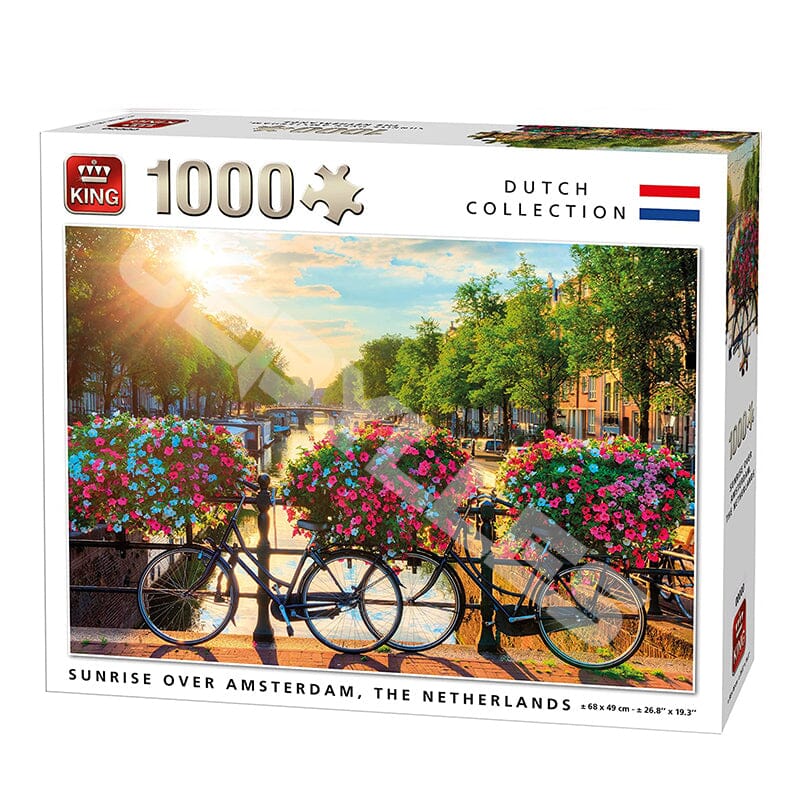 Sunrise Over Amsterdam - Puslespil - 1000 brikker
