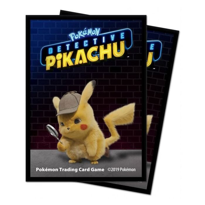 Ultra Pro - Deck Protector Sleeves - Detective Pikachu - Pikachu - (65 Sleeves)